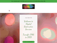 Tablet Screenshot of digitalrestorationservices.com